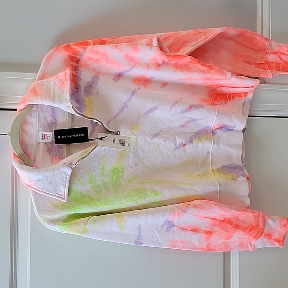 NWT Re/done Hanes Space Dye Half Zip - Picture 7 of 12